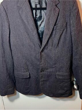 Marc Jacobs Men's Charcoal Pinstripe Sport Coat